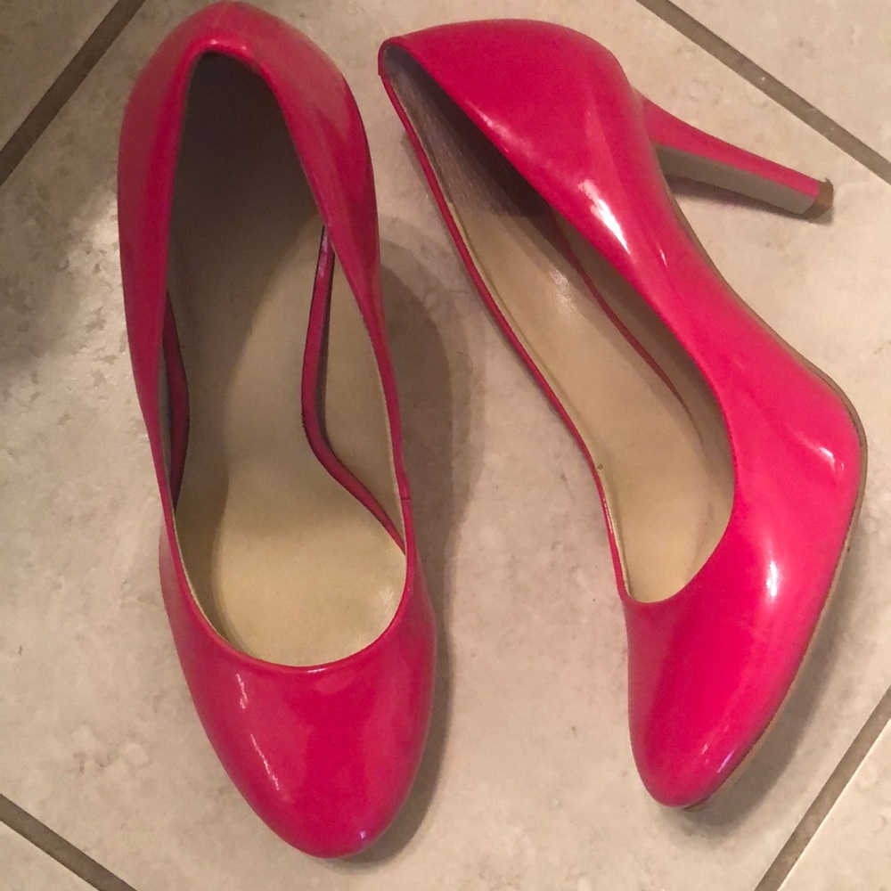 Pink Nine West heels